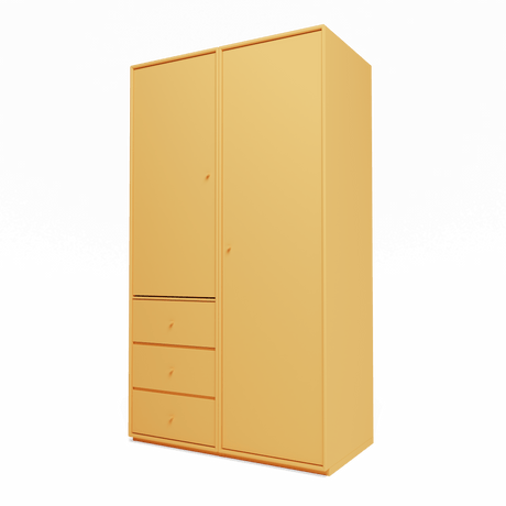 Attire III garderobe, inkl. sokkel 3 cm fra Montana - Acacia - Jacobsen Plus