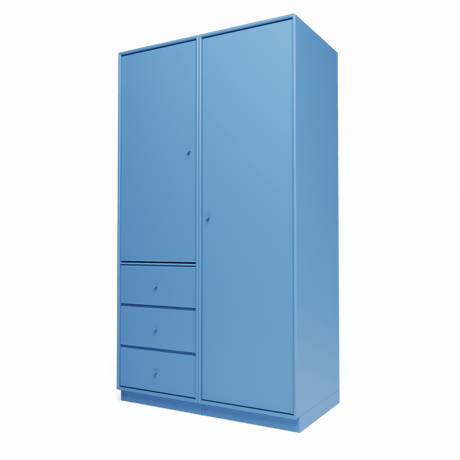 Attire III garderobe, inkl. sokkel 7 cm fra Montana - Azure - Jacobsen Plus