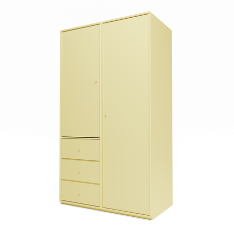 Attire III garderobe, inkl. sokkel 3 cm fra Montana - Camomile - Jacobsen Plus