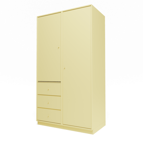 Attire III garderobe, inkl. sokkel 7 cm fra Montana - Camomile - Jacobsen Plus
