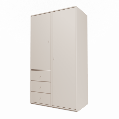 Attire III garderobe, inkl. sokkel 3 cm fra Montana - Clay - Jacobsen Plus