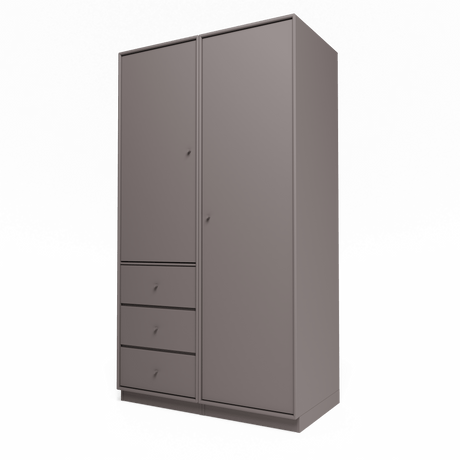 Attire III garderobe, inkl. sokkel 7 cm fra Montana - Coffee - Jacobsen Plus
