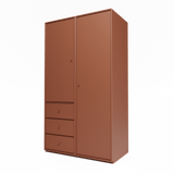 Attire III garderobe, inkl. sokkel 3 cm fra Montana - Hazelnut - Jacobsen Plus