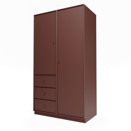Attire III garderobe, inkl. sokkel 7 cm fra Montana - Masala - Jacobsen Plus