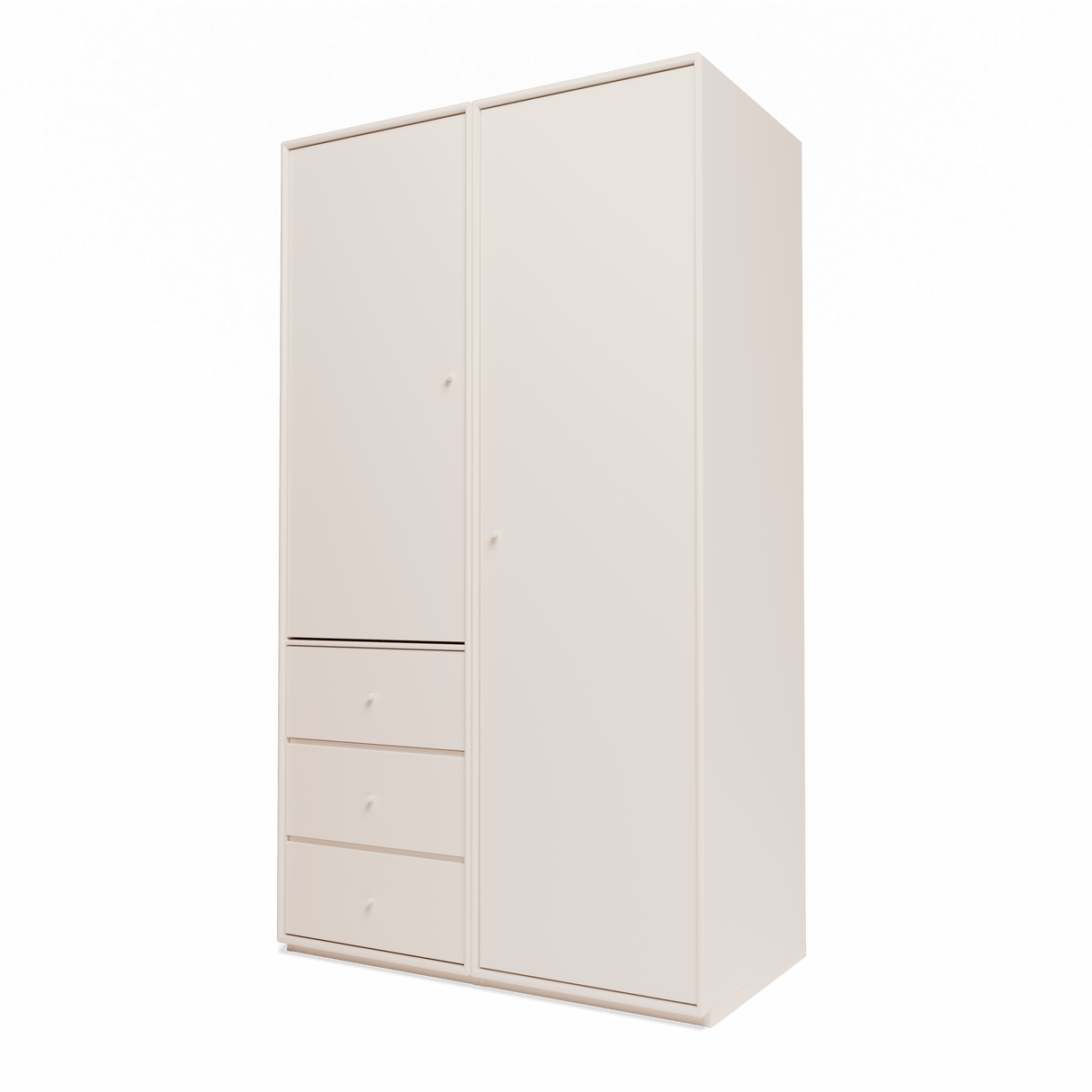 Attire III garderobe, inkl. sokkel 3 cm fra Montana - Oat - Jacobsen Plus