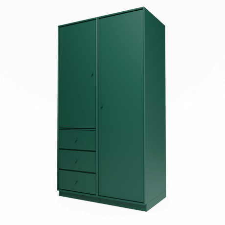 Attire III garderobe, inkl. sokkel 7 cm fra Montana - Pine - Jacobsen Plus