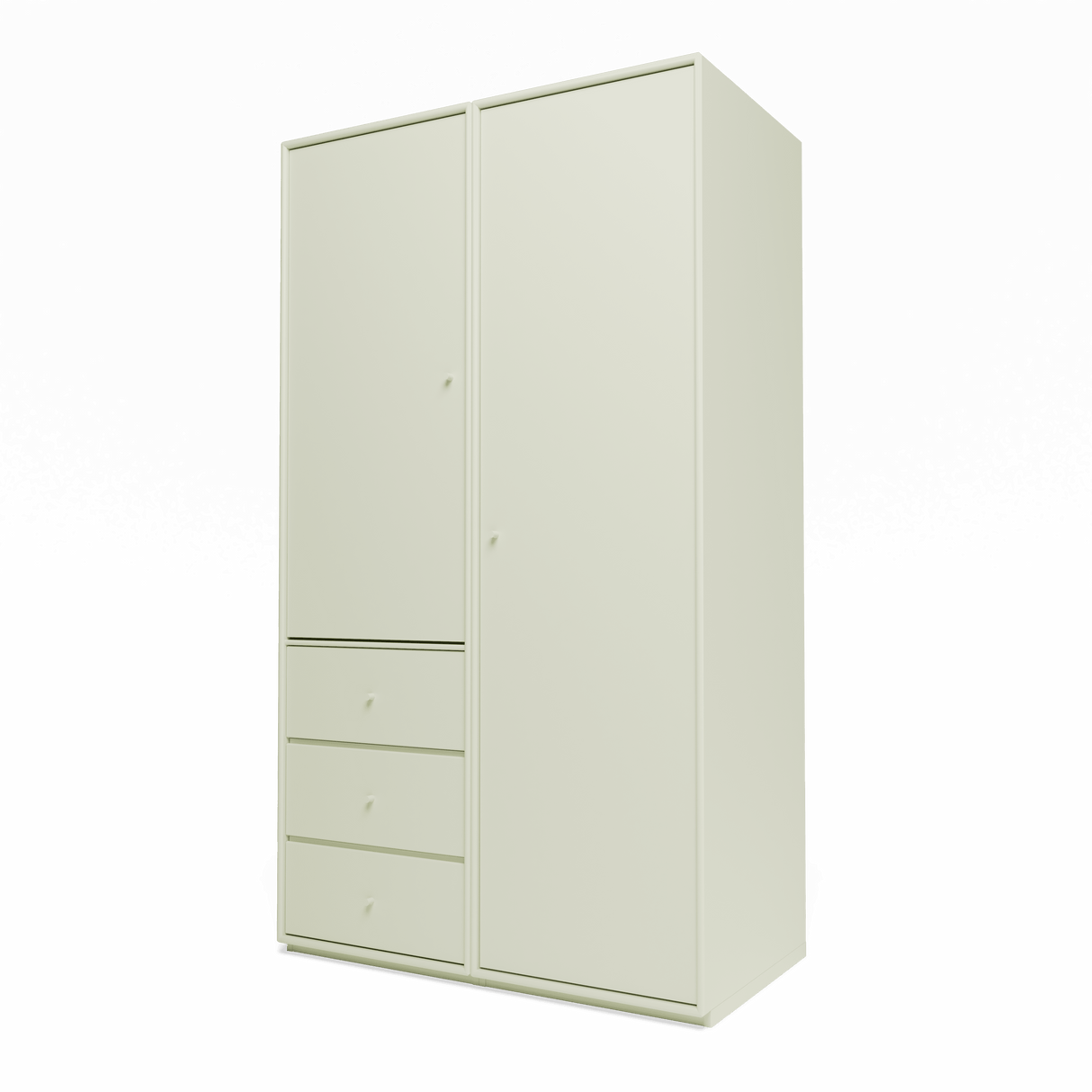 Attire III garderobe, inkl. sokkel 3 cm fra Montana - Pomelo - Jacobsen Plus