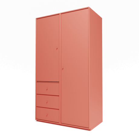 Attire III garderobe, inkl. sokkel 3 cm fra Montana - Rhubarb - Jacobsen Plus