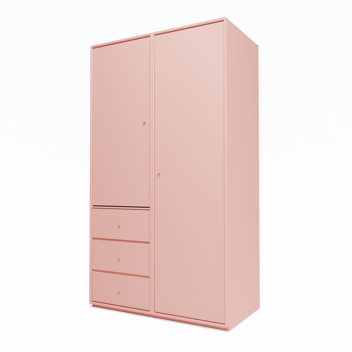 Attire III garderobe, inkl. sokkel 3 cm fra Montana - Ruby - Jacobsen Plus