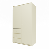 Attire III garderobe, inkl. sokkel 3 cm fra Montana - Vanilla - Jacobsen Plus