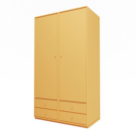 Attire IV garderobe, inkl. sokkel 3 cm fra Montana - Acacia - Jacobsen Plus