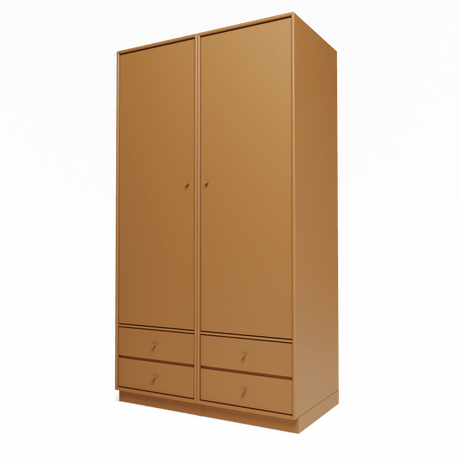 Attire IV garderobe, inkl. sokkel 7 cm fra Montana - Amber - Jacobsen Plus