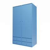 Attire IV garderobe, inkl. ophæng fra Montana - Azure - Jacobsen Plus