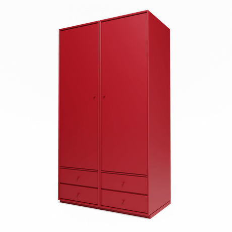 Attire IV garderobe, inkl. sokkel 3 cm fra Montana - Beetroot - Jacobsen Plus