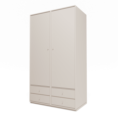Attire IV garderobe, inkl. sokkel 3 cm fra Montana - Clay - Jacobsen Plus