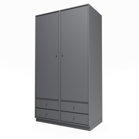 Attire IV garderobe, inkl. sokkel 7 cm fra Montana - Coal - Jacobsen Plus
