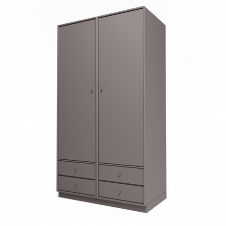 Attire IV garderobe, inkl. sokkel 7 cm fra Montana - Coffee - Jacobsen Plus