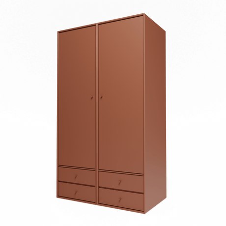 Attire IV garderobe, inkl. ophæng fra Montana - Hazelnut - Jacobsen Plus