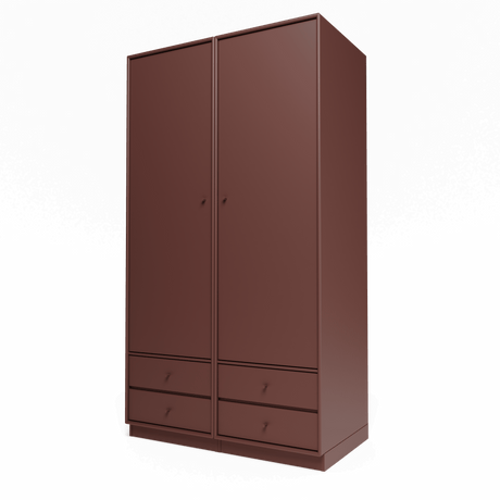 Attire IV garderobe, inkl. sokkel 7 cm fra Montana - Masala - Jacobsen Plus