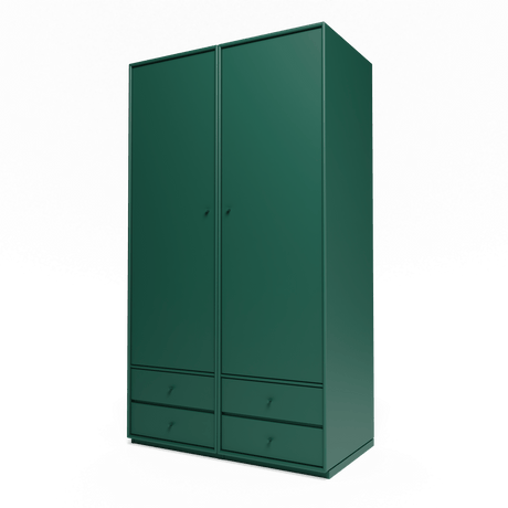 Attire IV garderobe, inkl. sokkel 3 cm fra Montana - Pine - Jacobsen Plus