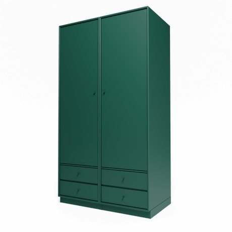 Attire IV garderobe, inkl. sokkel 7 cm fra Montana - Pine - Jacobsen Plus