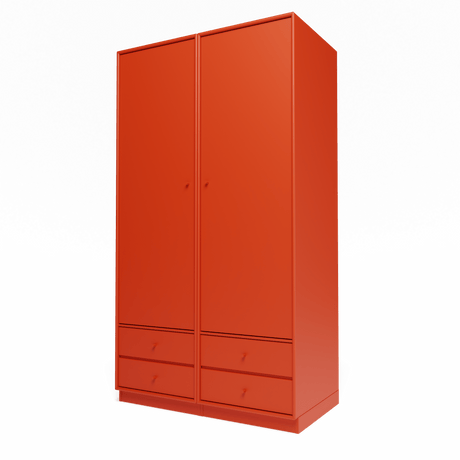 Attire IV garderobe, inkl. sokkel 7 cm fra Montana - Rosehip - Jacobsen Plus