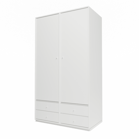 Attire IV garderobe, inkl. sokkel 3 cm fra Montana - White - Jacobsen Plus