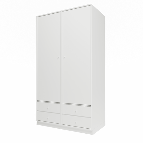 Attire IV garderobe, inkl. sokkel 7 cm fra Montana - White - Jacobsen Plus