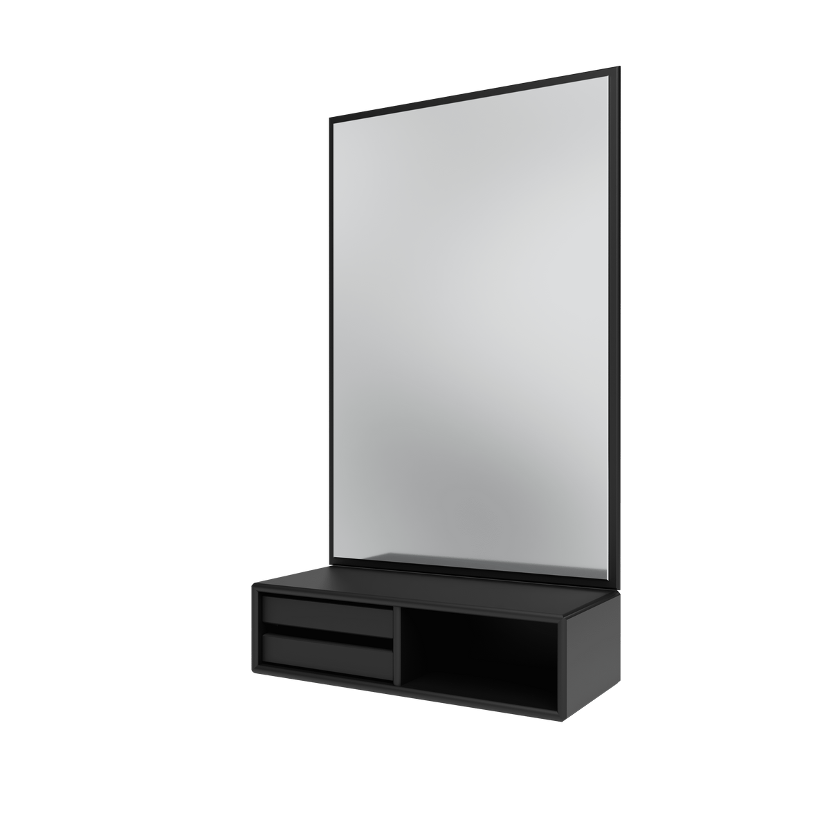 Glance spejl og modul fra Montana - Black - Jacobsen Plus