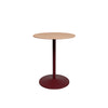 Walnut linoleum / Black Red stel