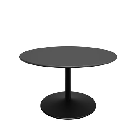 Panton Sofabord, Ø75 cm fra Montana - Nero linoleum / Black stel - Jacobsen Plus