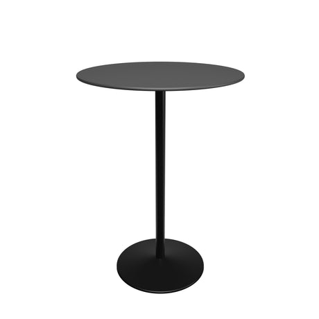 Panton Barbord, Ø75 cm fra Montana - Nero linoleum / Black stel - Jacobsen Plus