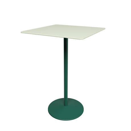 Panton Bar Table, 70x70 cm fra Montana - Pistachio linoleum / Pine stel - Jacobsen Plus