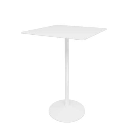 Panton Bar Table, 70x70 cm fra Montana - Snow laminate / Snow stel - Jacobsen Plus