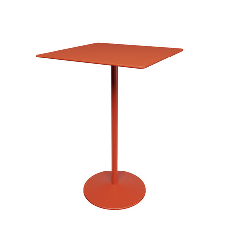 Panton Bar Table, 70x70 cm fra Montana - Rosso Namib nanolaminat / Hokkaido stel - Jacobsen Plus