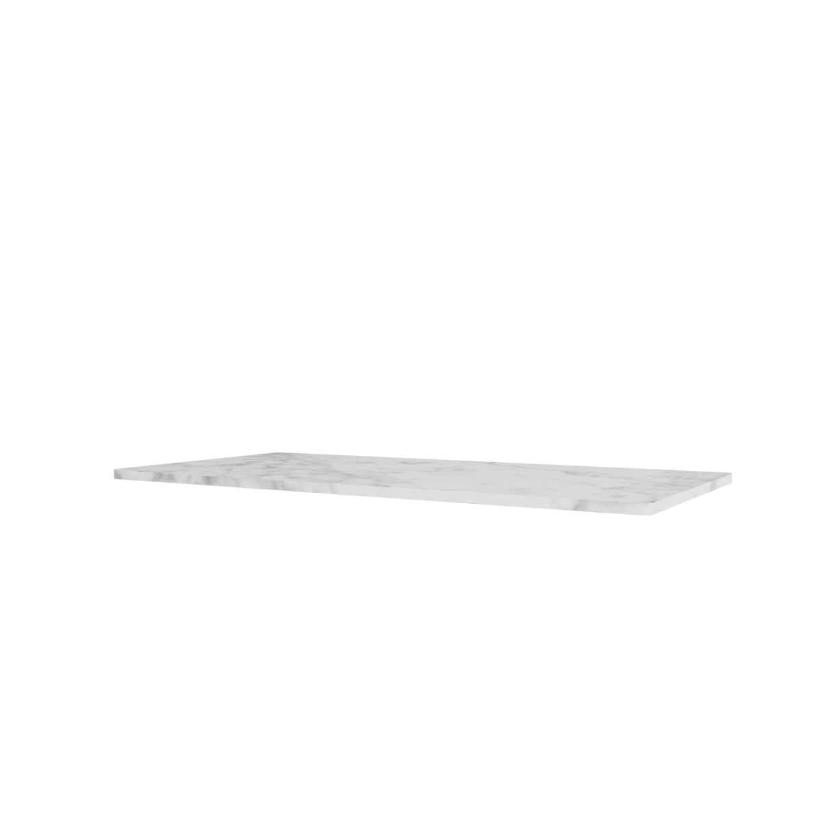 Topplade til Panton Wire fra Montana - Dobbelt: 34,8 x 70,1 cm / Hvid marmor - Jacobsen Plus