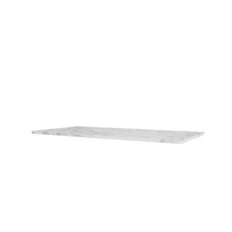 Topplade til Panton Wire fra Montana - Dobbelt: 34,8 x 70,1 cm / Hvid marmor - Jacobsen Plus