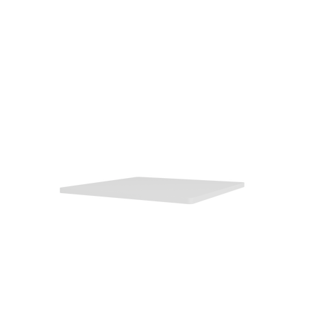 Topplade til Panton Wire fra Montana - Enkel: 34,8 x 34,8 cm / New White 101 - Jacobsen Plus