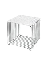 Topplade til Panton Wire fra Montana - Enkel: 34,8 x 34,8 cm / Hvid marmor - Jacobsen Plus