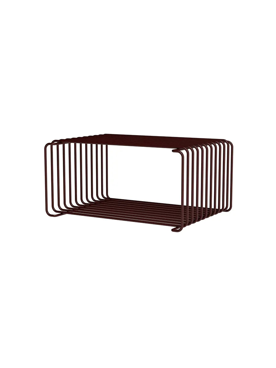 Panton Wire Single Half Height D25,7 fra Montana - Black Red - Jacobsen Plus