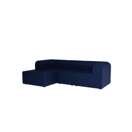 Paradigm 3-personers sofa med pouf venstre fra Montana - Hallingdal 764 - Jacobsen Plus