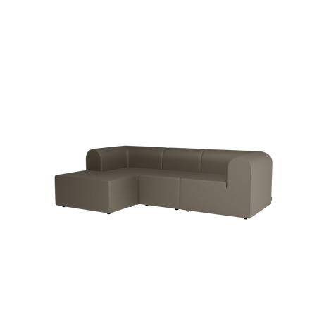 Paradigm 3-personers sofa med pouf venstre fra Montana - ReWool 218 - Jacobsen Plus