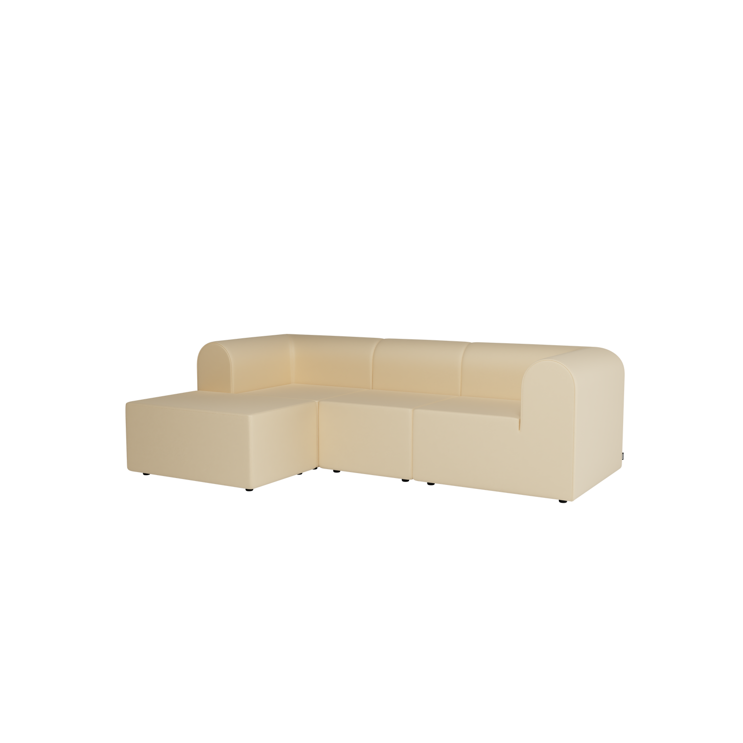 Paradigm 3-personers sofa med pouf venstre fra Montana