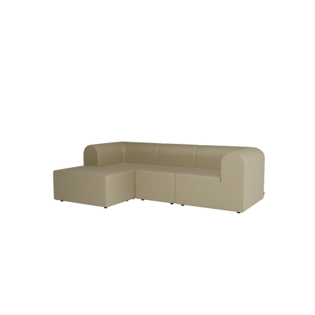Paradigm 3-personers sofa med pouf venstre fra Montana - Technicolour 0210 - Jacobsen Plus
