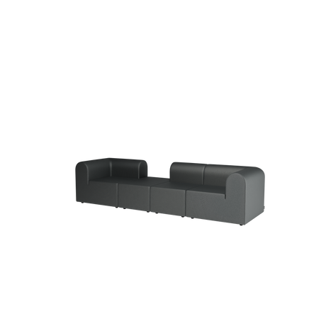 Paradigm 4-personers sofa med armlæn fra Montana - Hallingdal 166 - Jacobsen Plus