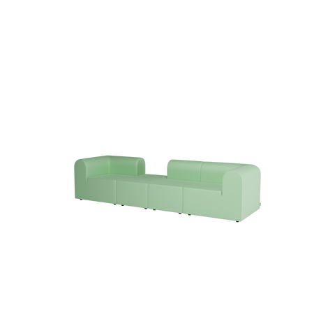 Paradigm 4-personers sofa med armlæn fra Montana - Hero 912 - Jacobsen Plus