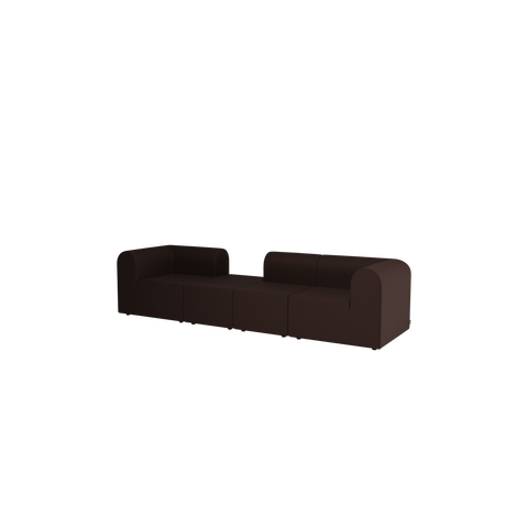Paradigm 4-personers sofa med armlæn fra Montana - Hallingdal 166 - Jacobsen Plus