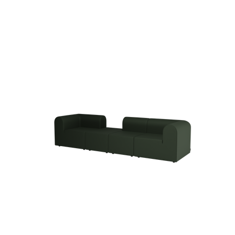Paradigm 4-personers sofa med armlæn fra Montana - Steelcut 975 - Jacobsen Plus
