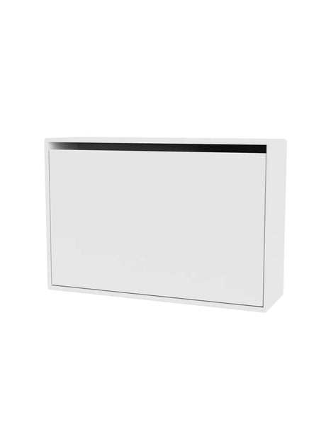 Skoskab, dybde 30 cm fra Montana - New white - Jacobsen Plus