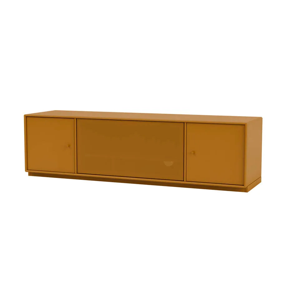 TV & Sound modul Octave III, SI13 medium, inkl. sokkel fra Montana - Amber / 3 cm sokkel - Jacobsen Plus